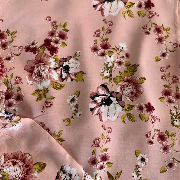 Xhilaration Women’s Floral Wide Leg One Piece Jumper NWOT Size M - Picture 5 of 12